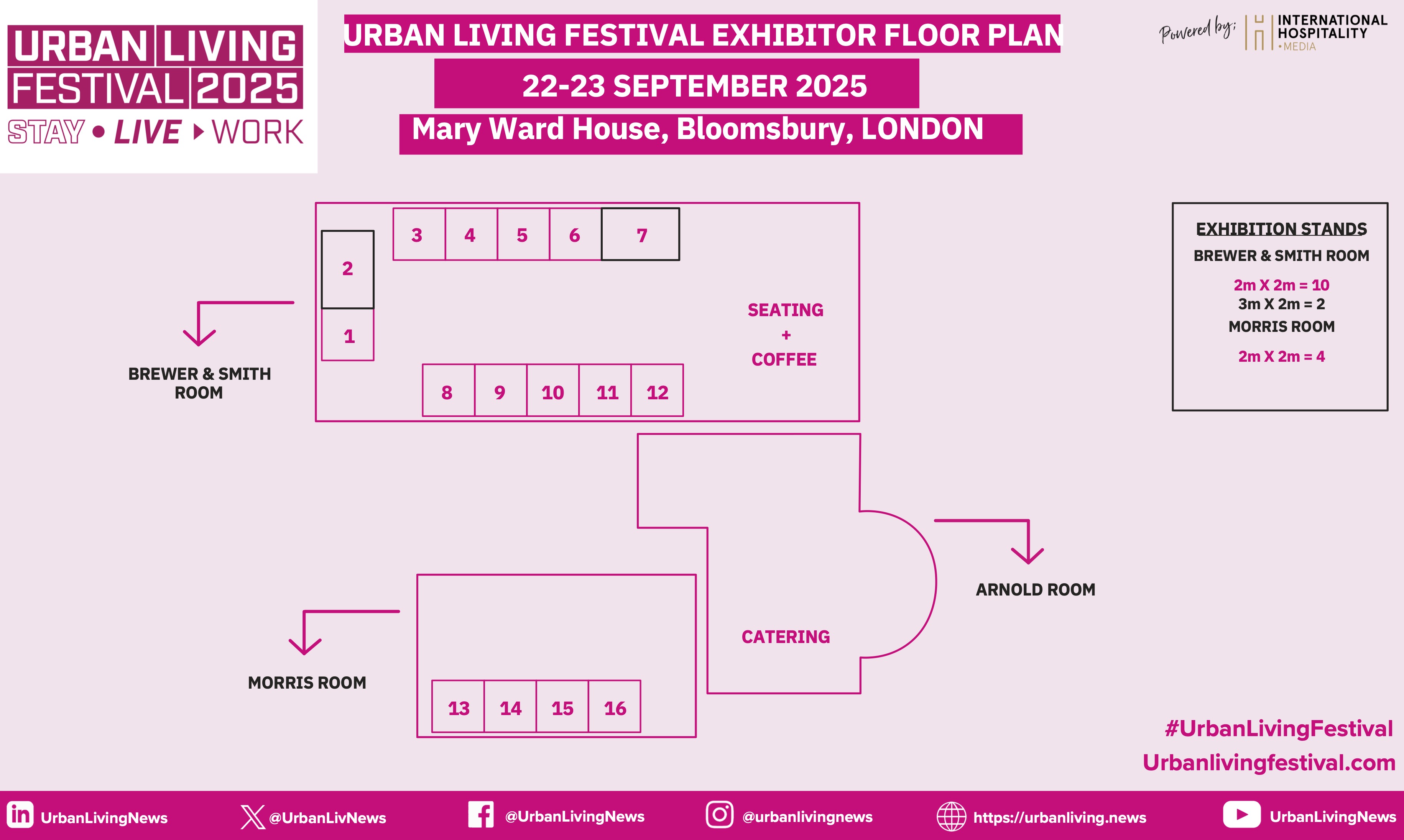 Urban Living Festival Floor Plan 2025